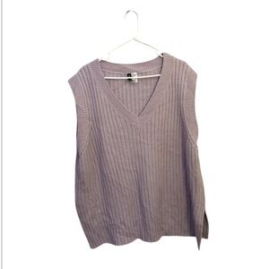 H&M Ribbed Knit Tank Top - Light Purple